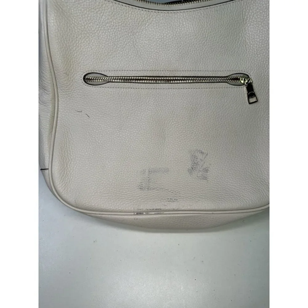 For Repair - Coach Ellie File Crossbody Purse Bag White - C1648 Pebbled LEATHER